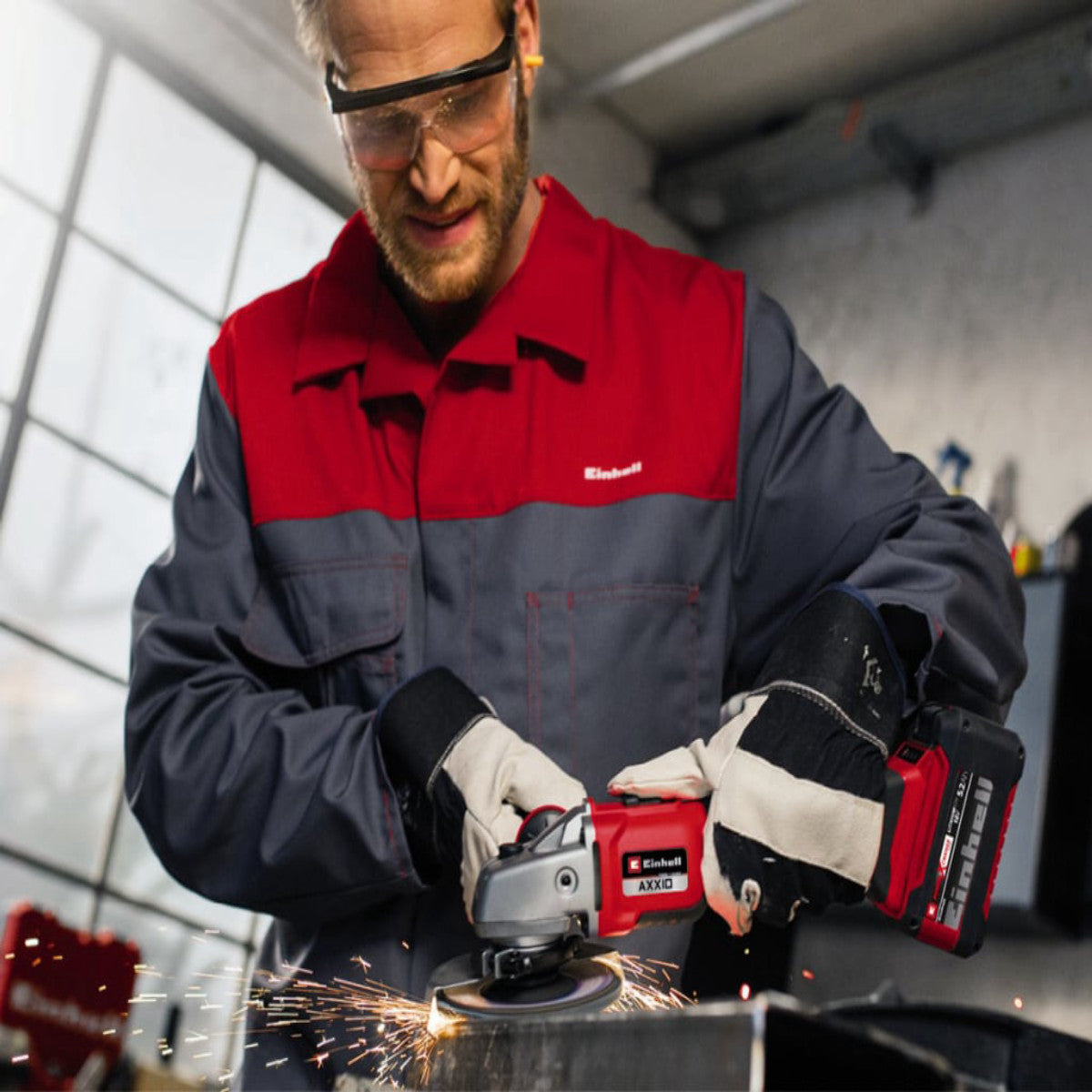 Einhell AXXIO 18/115 X-Change Angle Grinder 115mm 18V Bare Unit EINAXXIO115N