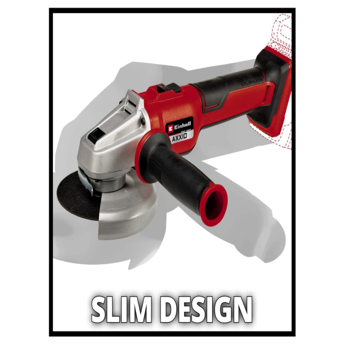 Einhell AXXIO 18/125 Q X-Change Angle Grinder 125mm 18V Bare Unit EINAXXIO125N