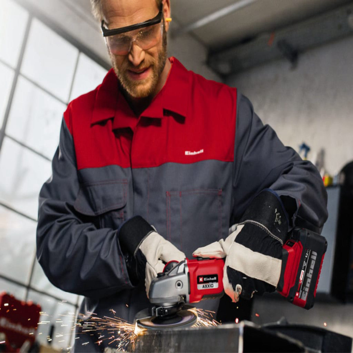 Einhell AXXIO 18/125 Q X-Change Angle Grinder 125mm 18V Bare Unit EINAXXIO125N