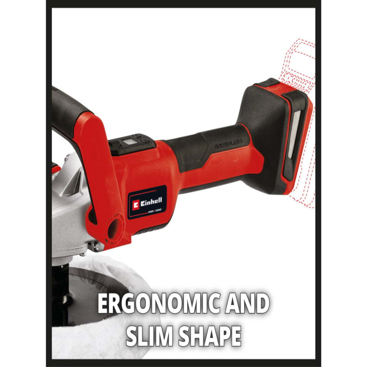 Einhell CE-CP 18/180 Li E-Solo Power X-Change Polisher 180mm 18V Bare Unit EINCECP18LIN