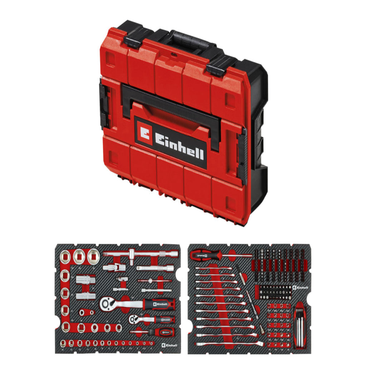 Einhell E-Case Mechanic Tool Set, 201 Piece EINECMECHSET