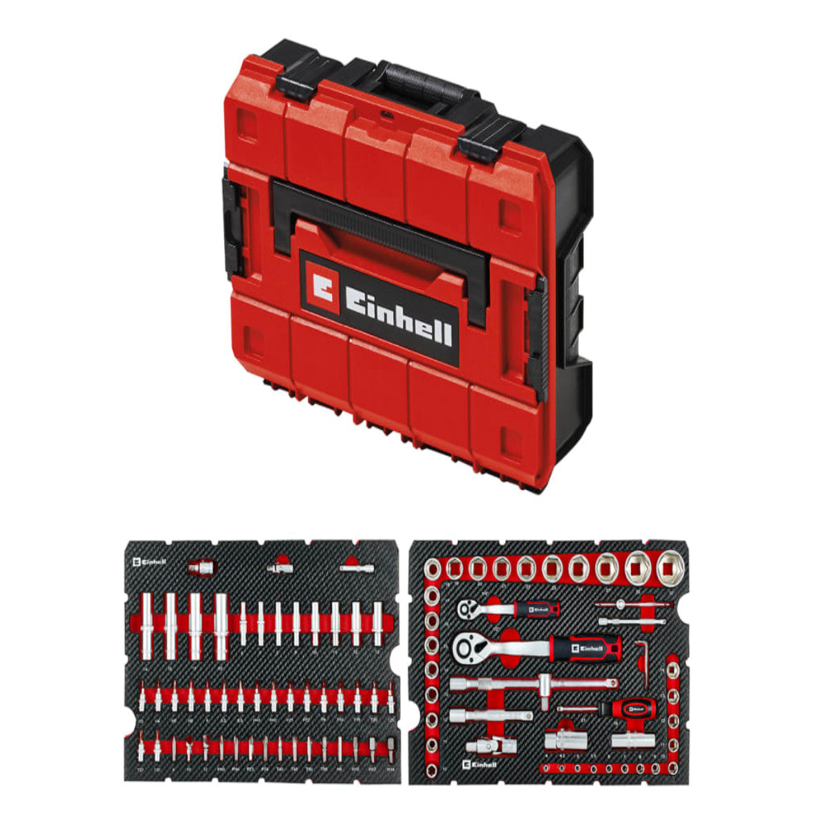 Einhell E-Case Workshop Tool Case, 92 Piece EINECWORKSET