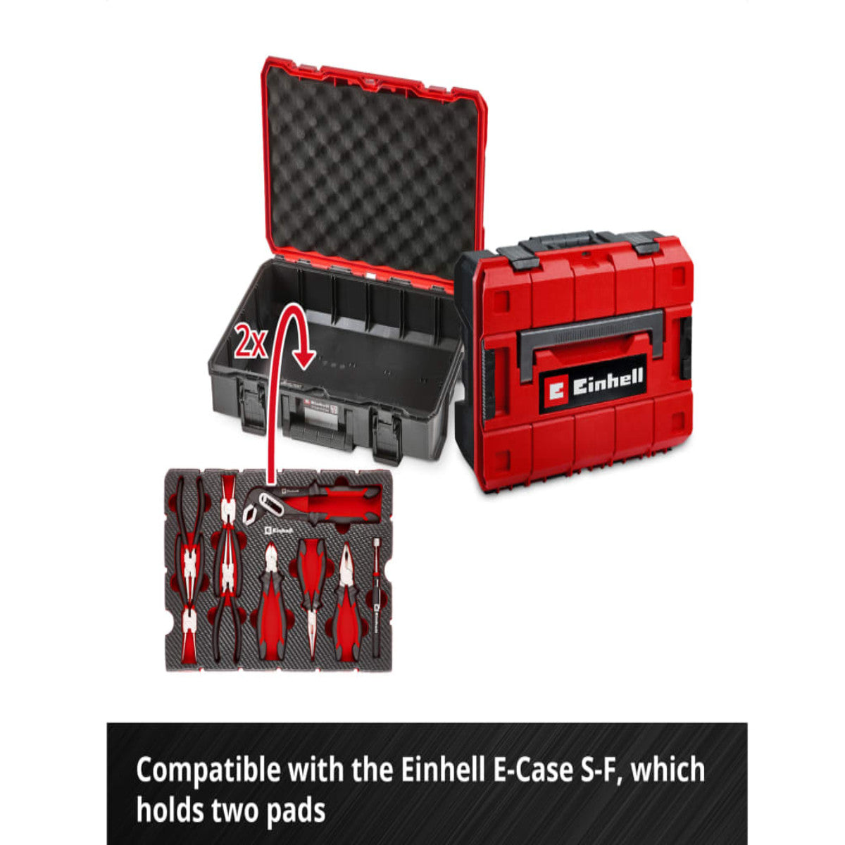Einhell E-Case Inlay Pliers Set, 9 Piece EINEIPLISET