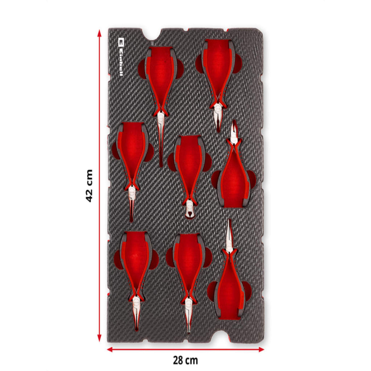 Einhell E-Case Inlay Precision Pliers Set, 8 Piece EINEIPRECSET