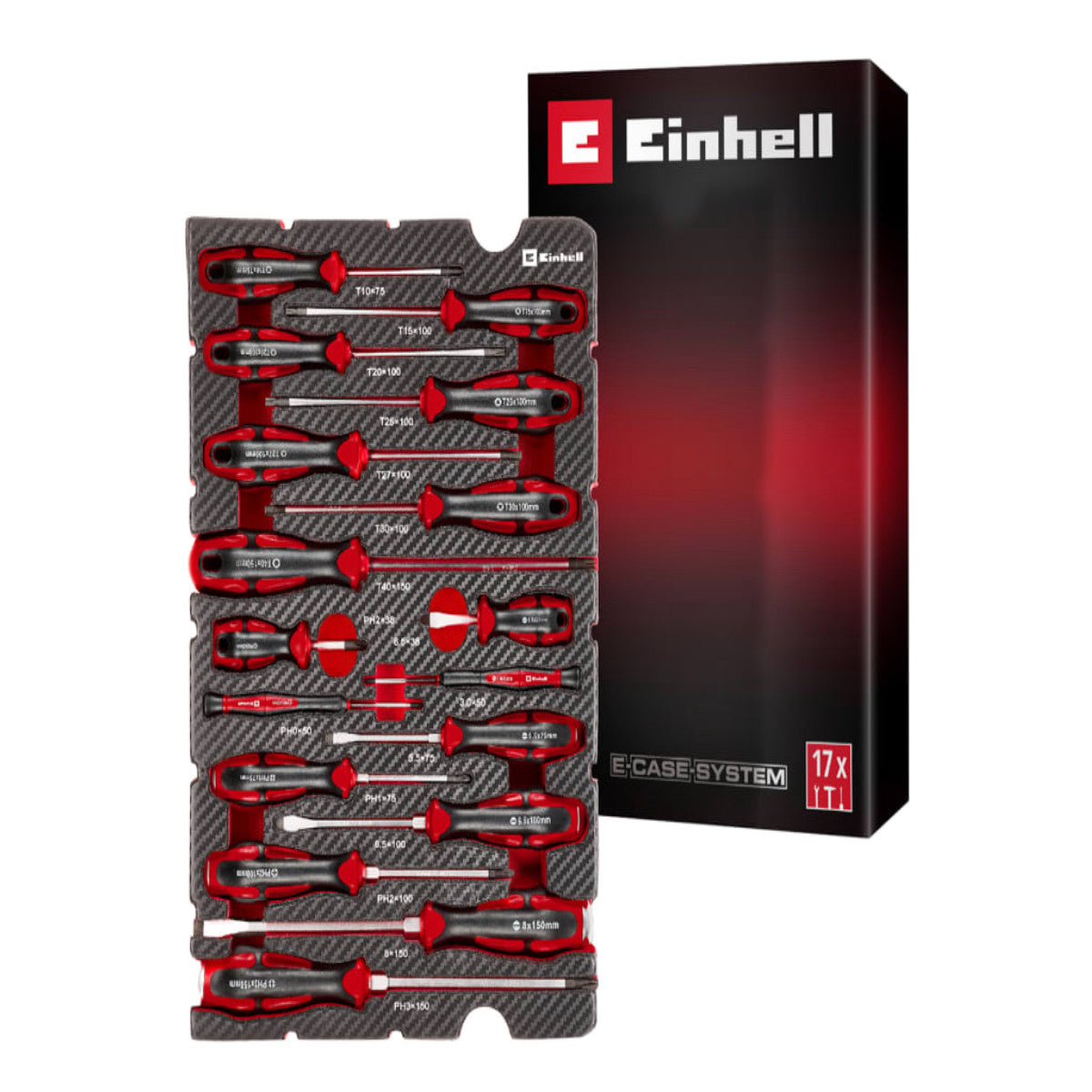 Einhell E-Case Inlay Screwdriver Set, 17 Piece EINEISDRISET