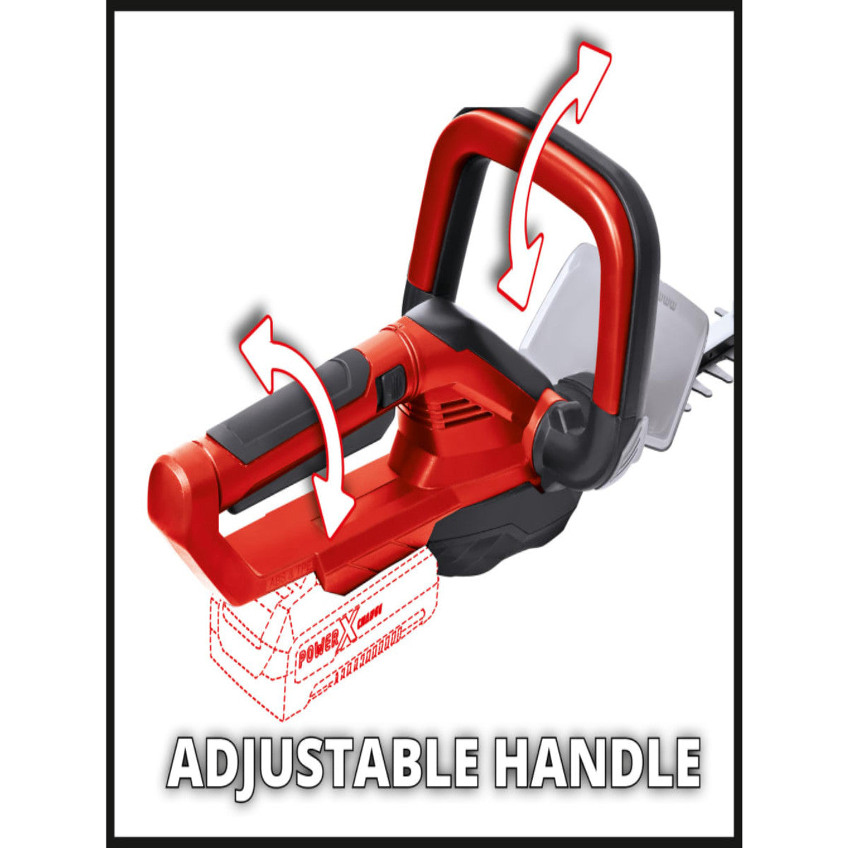 Einhell GC-CH 1855/1 Li-Solo Hedge Trimmer 55cm 18V Bare Unit EINGCCH1855N
