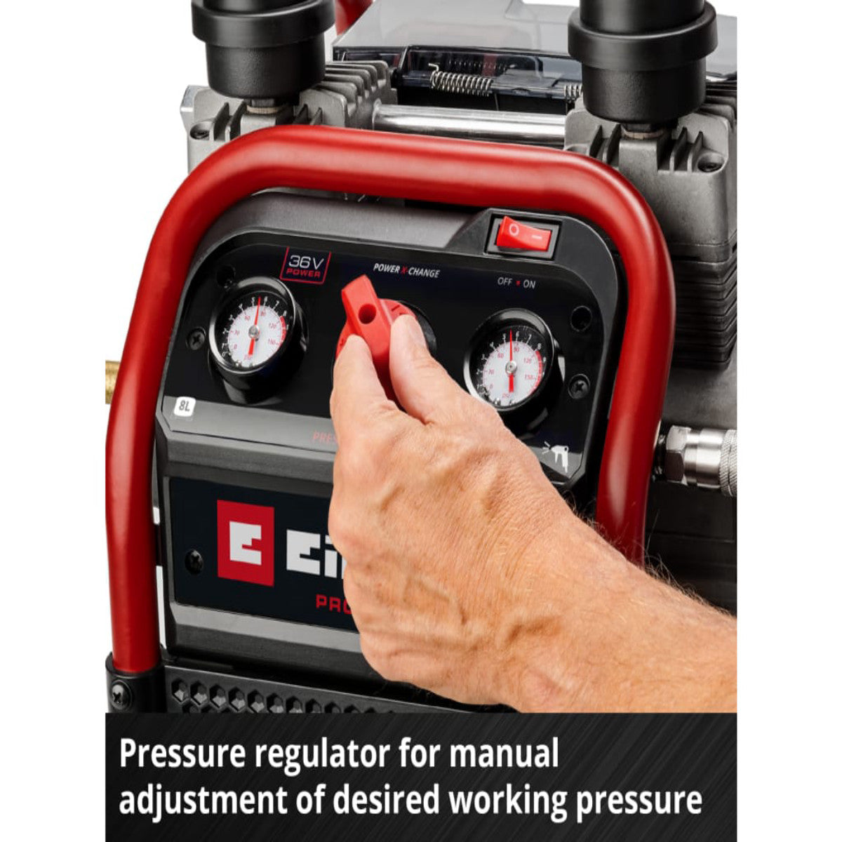 Einhell SILENZZO 36/210 PROFESSIONAL Air Compressor 36V (2 x 18V) Bare Unit EINSILENZO8N