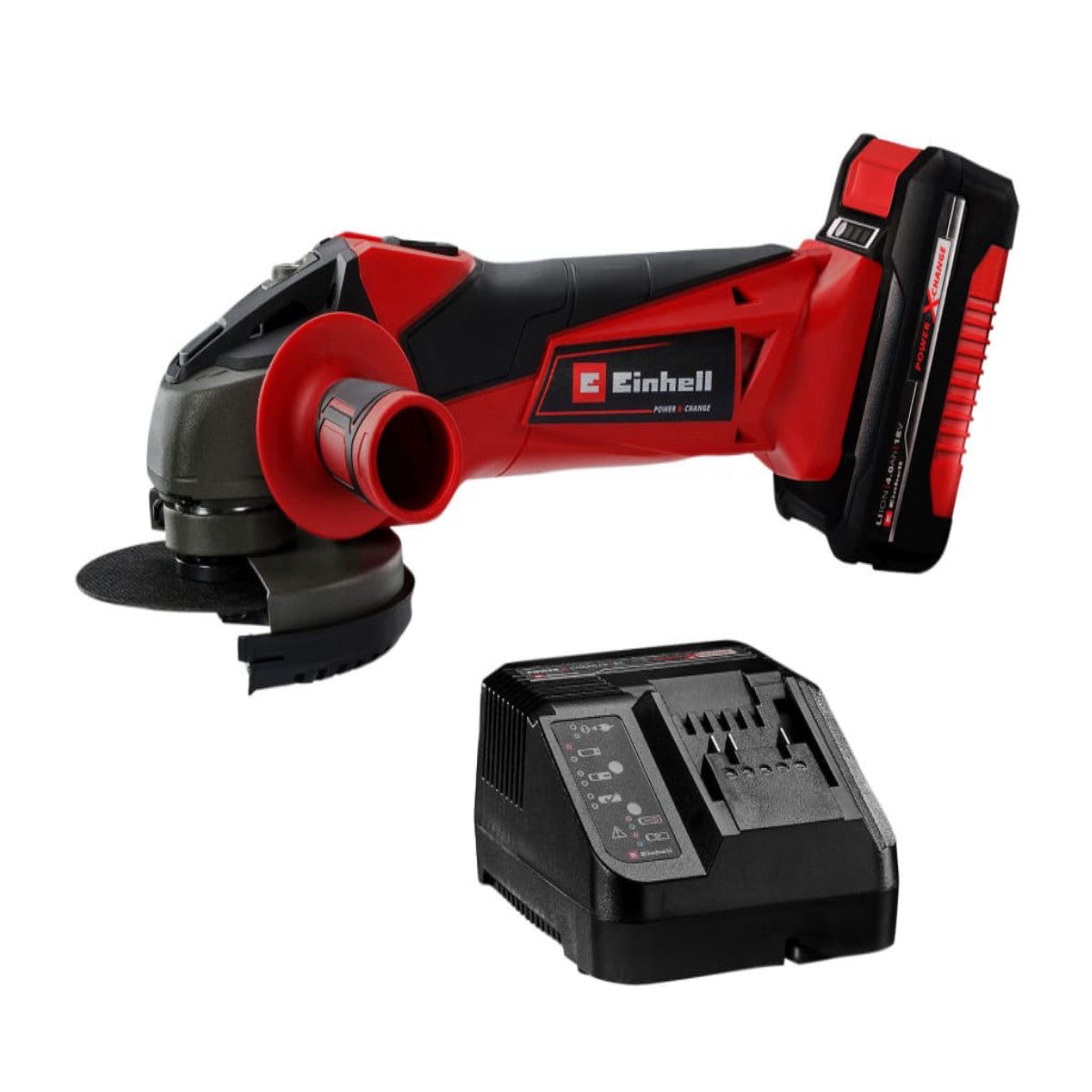 Einhell TC-AG 18/115 Li Power X-Change Angle Grinder 115mm 18V 1 x 4.0Ah Li-ion EINTCAG18115