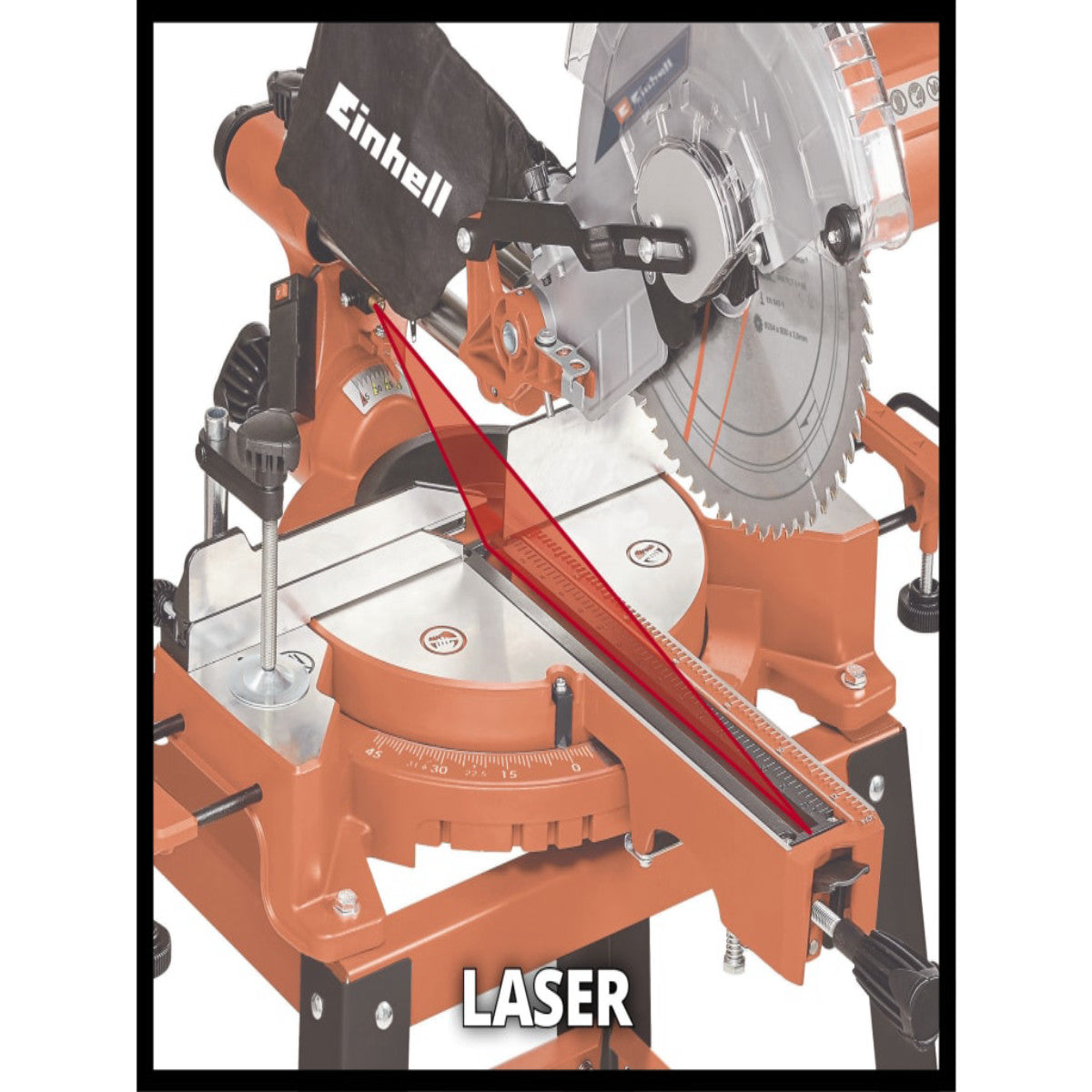 Einhell TC-SM 2531/2 U Sliding Mitre Saw 254mm 1900W 240V EINTCSM25312