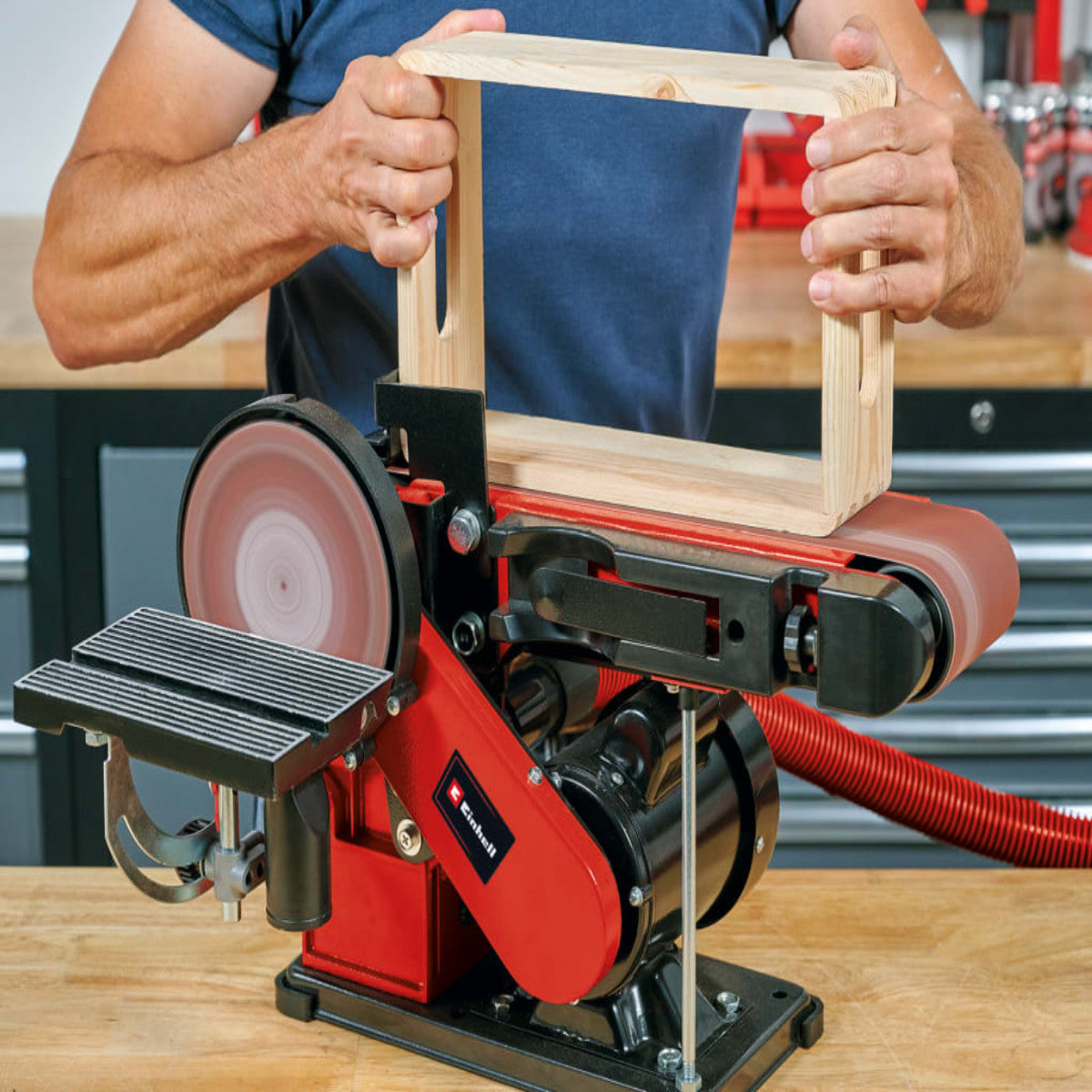 Einhell TC-US 380 Stationary Belt-Disc Sander 380W 240V EINTCUS380
