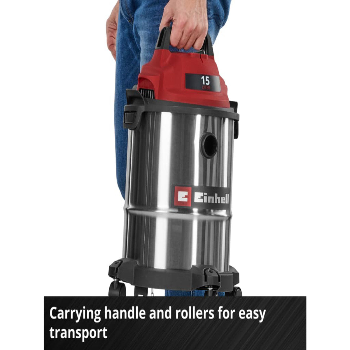 Einhell TC-VC 1540 S Wet/Dry Vacuum Cleaner 15 litre 900W 240V EINTCVC1540S