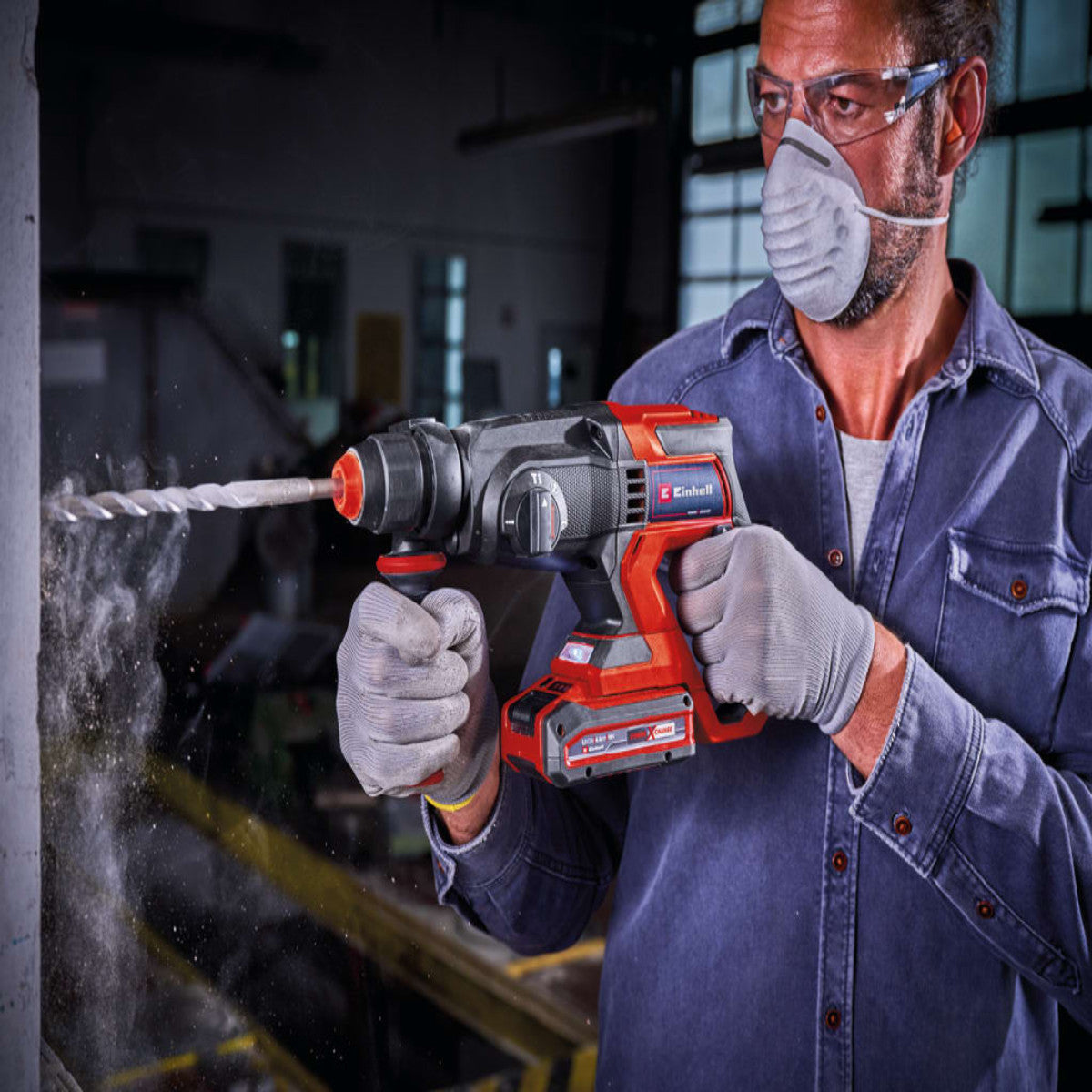 Einhell TE-HD 18/20 Li - Solo Power X-Change Rotary Hammer 18V Bare Unit EINTEHD1820N