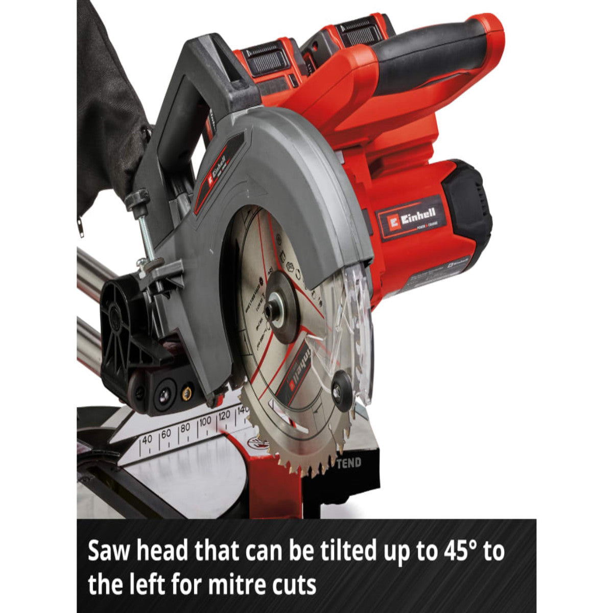 Einhell TE-SM 36/210 Li-Solo Power X-Change Sliding Mitre Saw 18V Bare Unit EINTESM210N