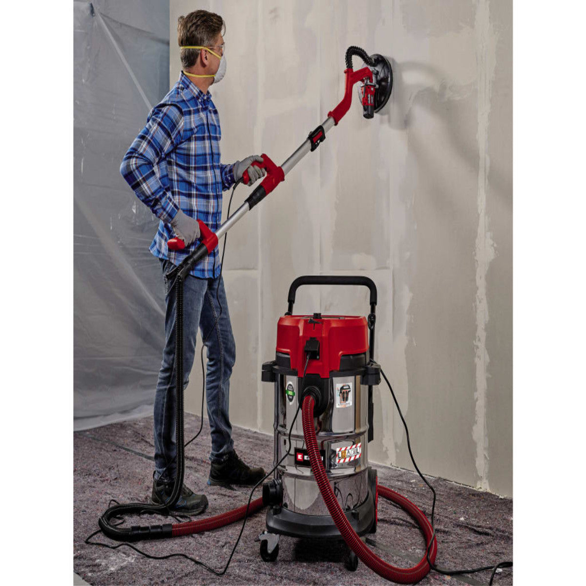 Einhell TE-VC 2230 SACL Wet and Dry Vacuum Cleaner with PTO 50 litre 1600W 240V EINTEVC22305