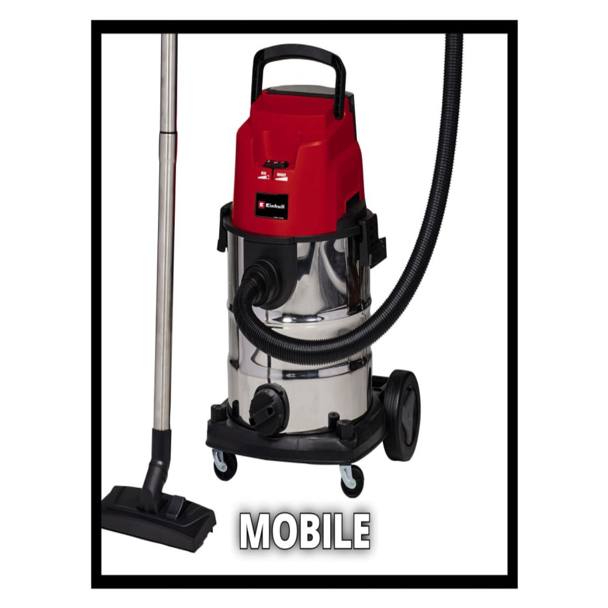 Einhell TE-VC 36/25 Li S-Solo Wet/Dry Vacuum Cleaner 36V (2 x 18V) Bare Unit EINTEVC3625N