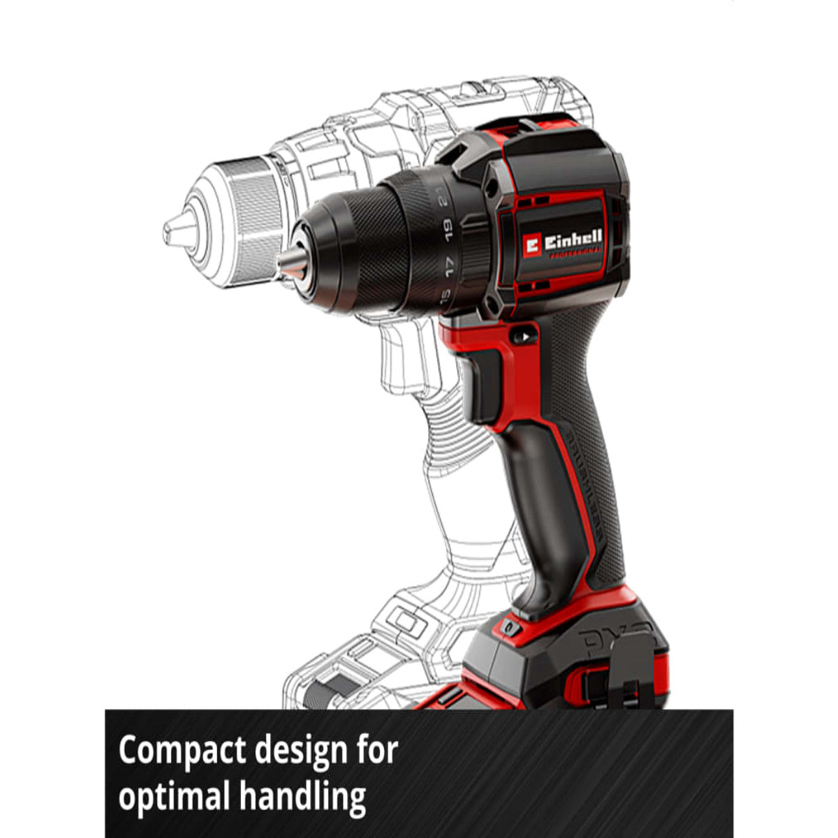 Einhell TP-CD 18/50-C Li-i BL Kit PRO Combi Drill 18V 1 x 4.0Ah EINTPCD1850K