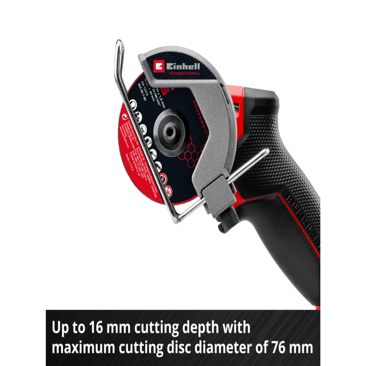 Einhell TP-CO 18/76-C Li BL - Solo PROFESSIONAL Cut-Off Grinder 76mm 18V Bare Unit EINTPCO1876N