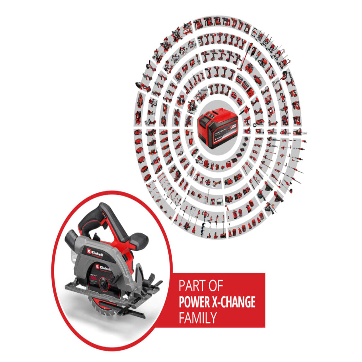 Einhell TP-CS 18/165 Li BL-Solo PRO Circular Saw 18V Bare Unit EINTPCS18165