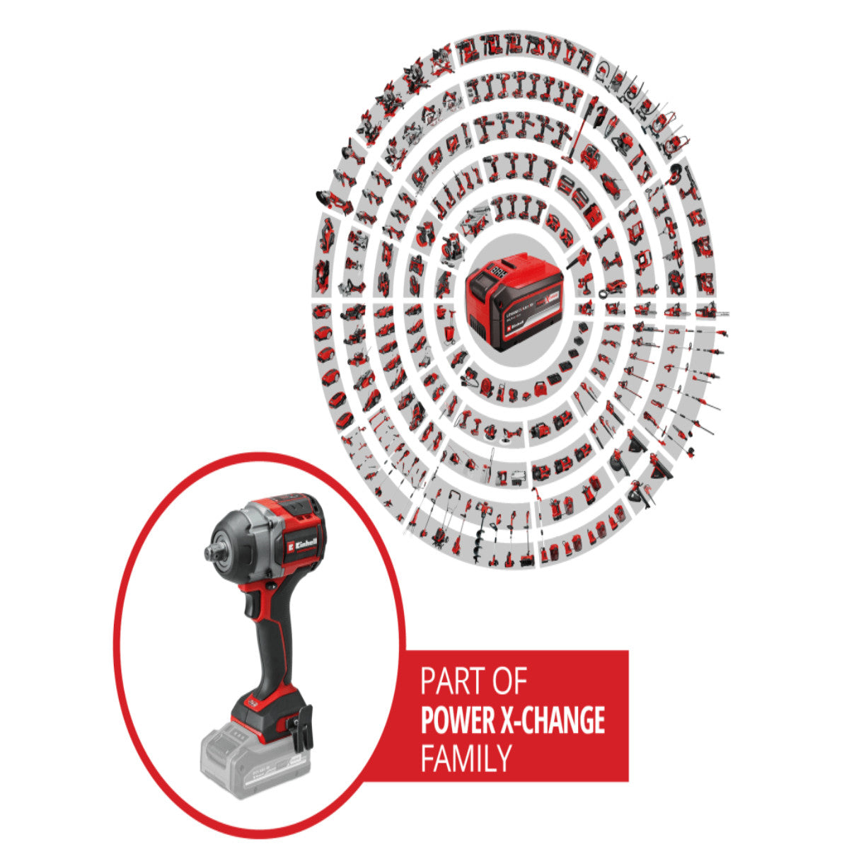 Einhell TP-CW 18/750-C Li BL-Solo PRO Impact Wrench 18V Bare Unit EINTPCW18CN