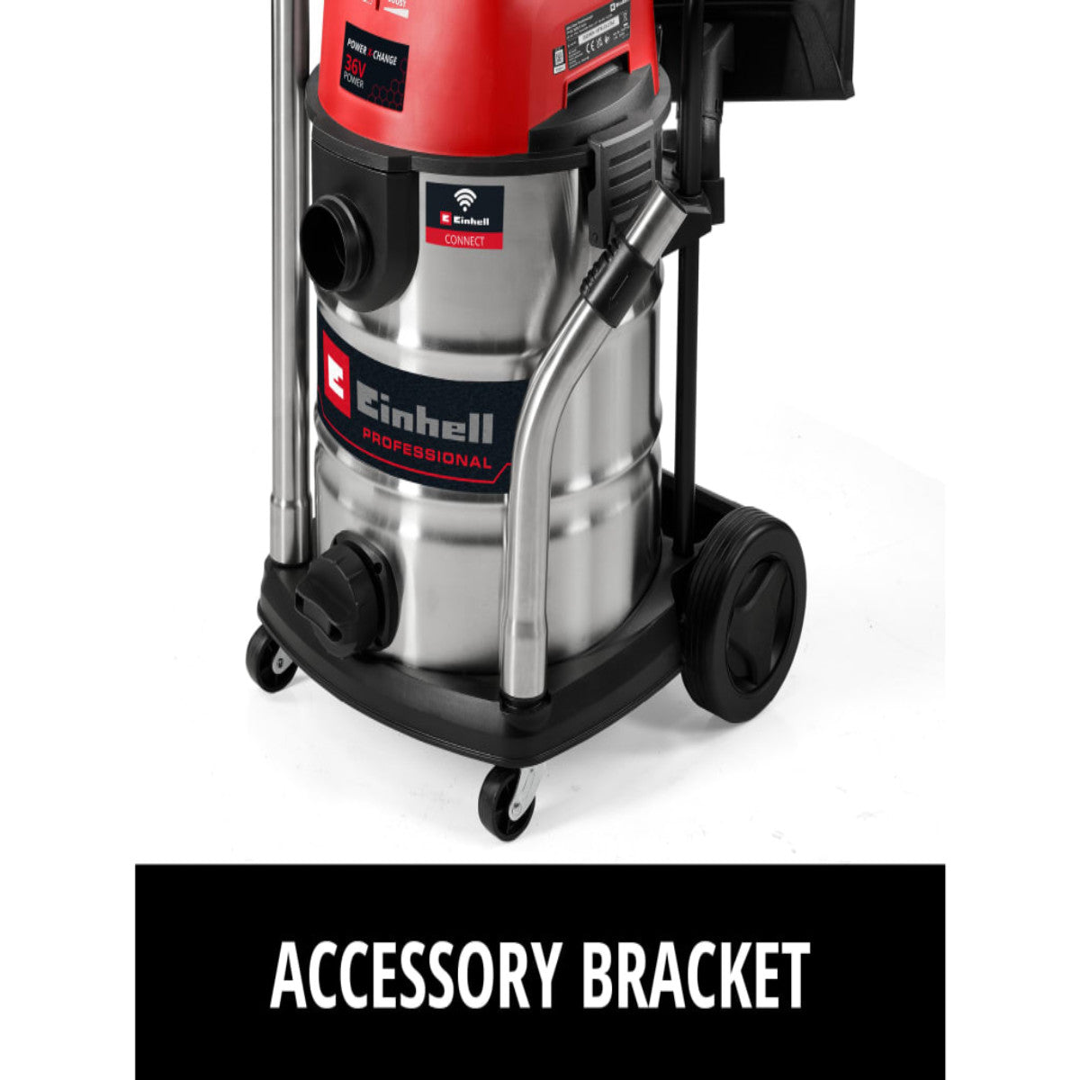 Einhell TP-VC 36/30 S Auto-Solo PRO Wet/Dry Vacuum Cleaner 36V (2x18V) Bare Unit EINTPVC3630N