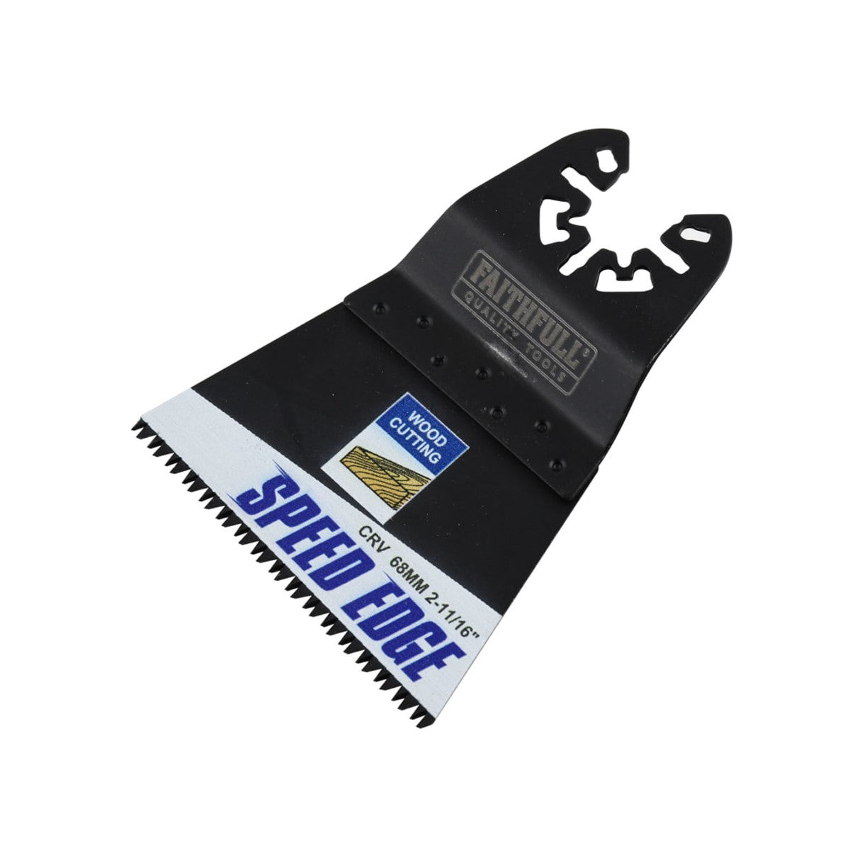Faithfull Multi-Tool Speed Edge Wood Blade 68mm (5 Pack) FAIMFW68SE5