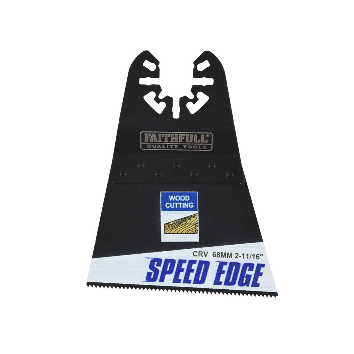Faithfull Multi-Tool Speed Edge Wood Blade 68mm (5 Pack) FAIMFW68SE5