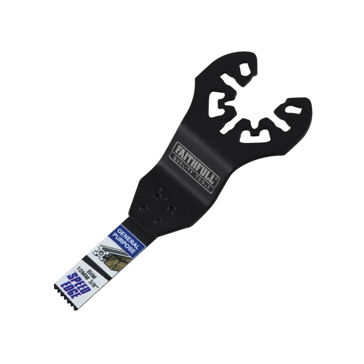 Faithfull Multi-Tool Speed Edge Wood/Metal Blade 10mm (5 Pack) FAIMFWM10SE5