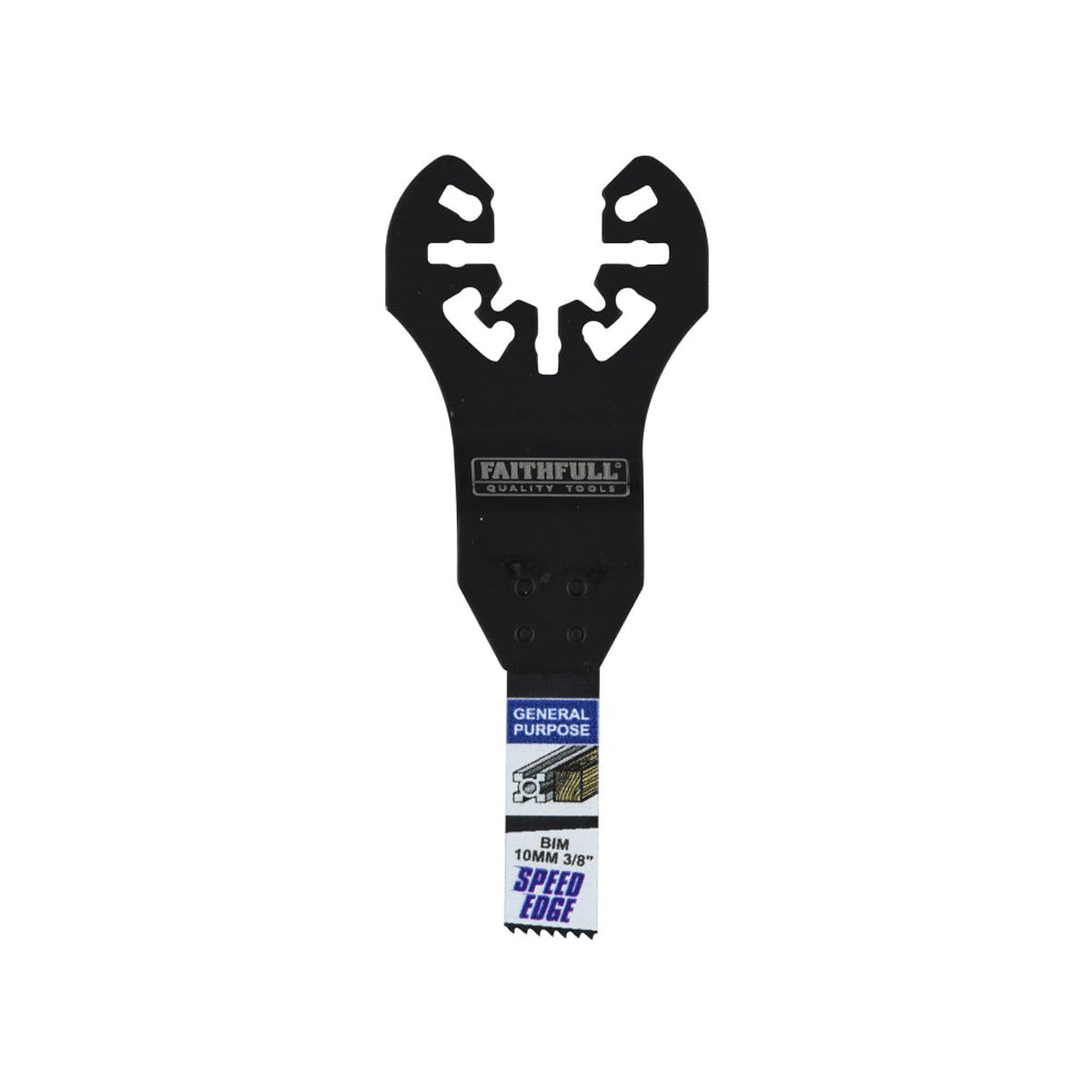 Faithfull Multi-Tool Speed Edge Wood/Metal Blade 10mm (5 Pack) FAIMFWM10SE5