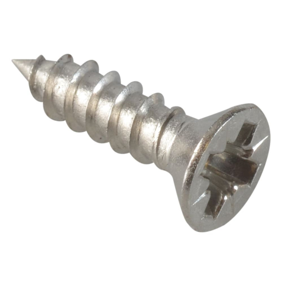 ForgeFix Self-Tapping Screw Pozi Compatible CSK A2 SS 1/2in x 6 ForgePack 40 FOR184546