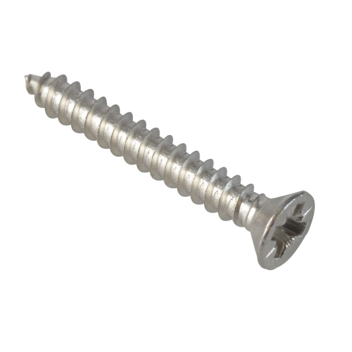 ForgeFix Self-Tapping Screw Pozi Compatible CSK A2 SS 1in x 6 ForgePack 30 FOR184607