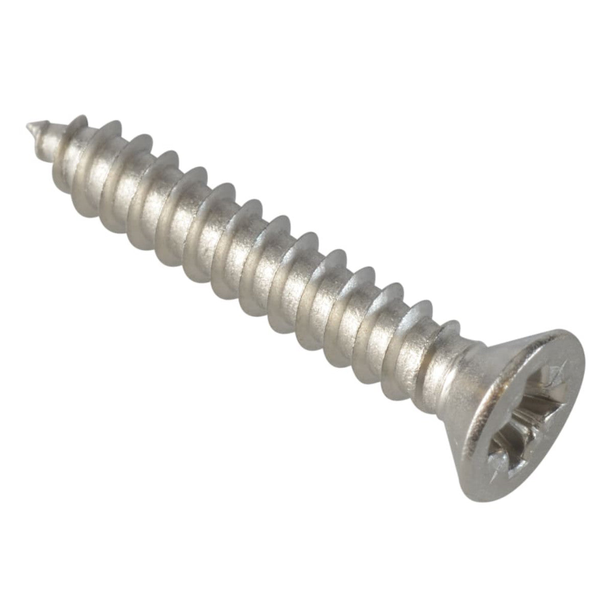 ForgeFix Self-Tapping Screw Pozi Compatible CSK A2 SS 3/4in x 8 ForgePack 30 FOR184638