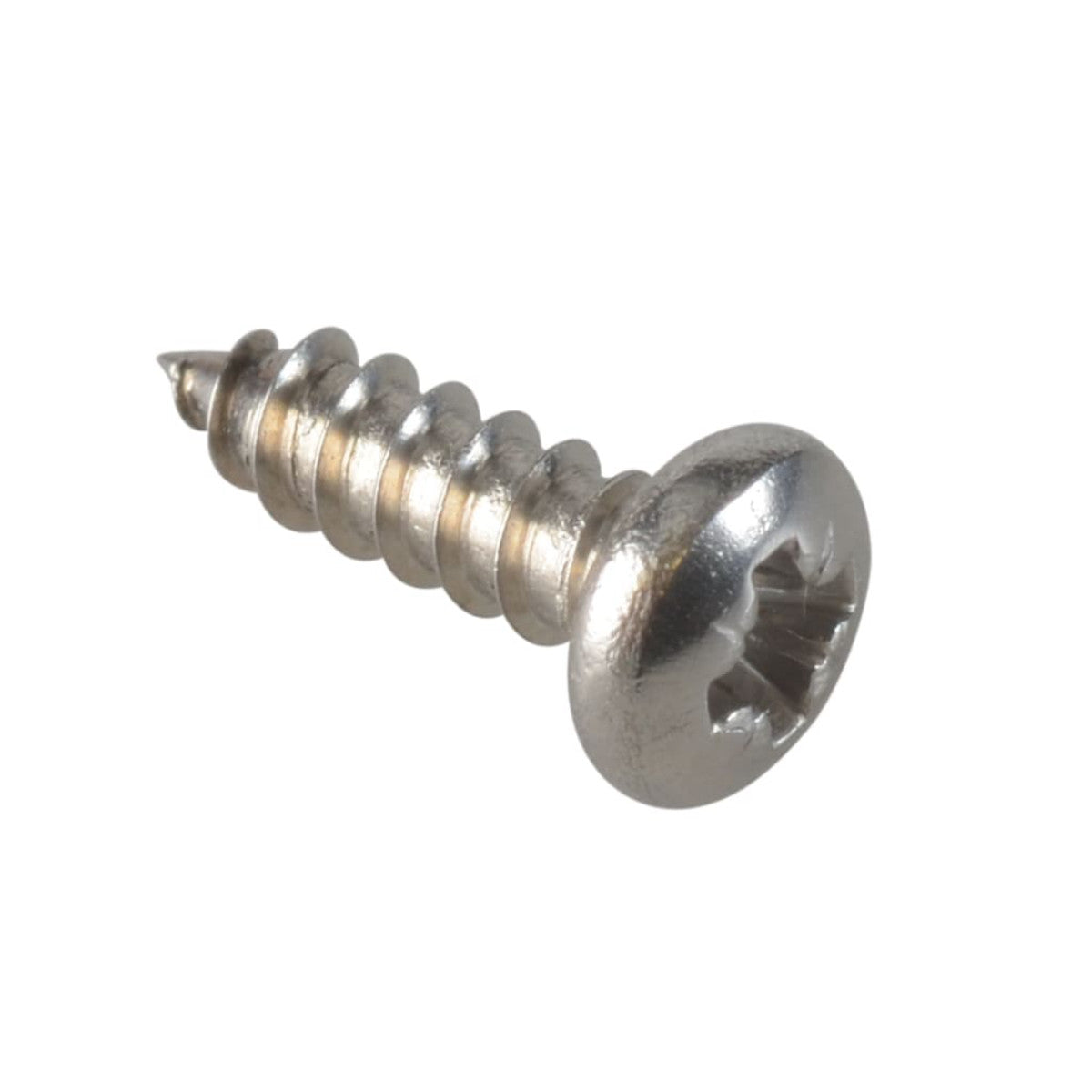 ForgeFix Self-Tapping Screw Pozi Compatible Pan Head SS 3/8in x 4 ForgePack 80 FOR184751