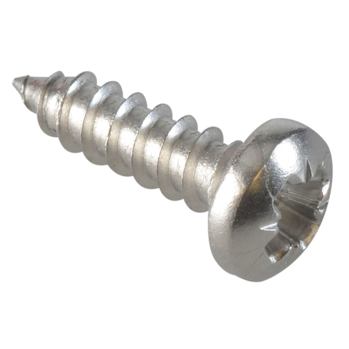 ForgeFix Self-Tapping Screw Pozi Compatible Pan Head SS 1/2in x 6 ForgePack 60 FOR184904