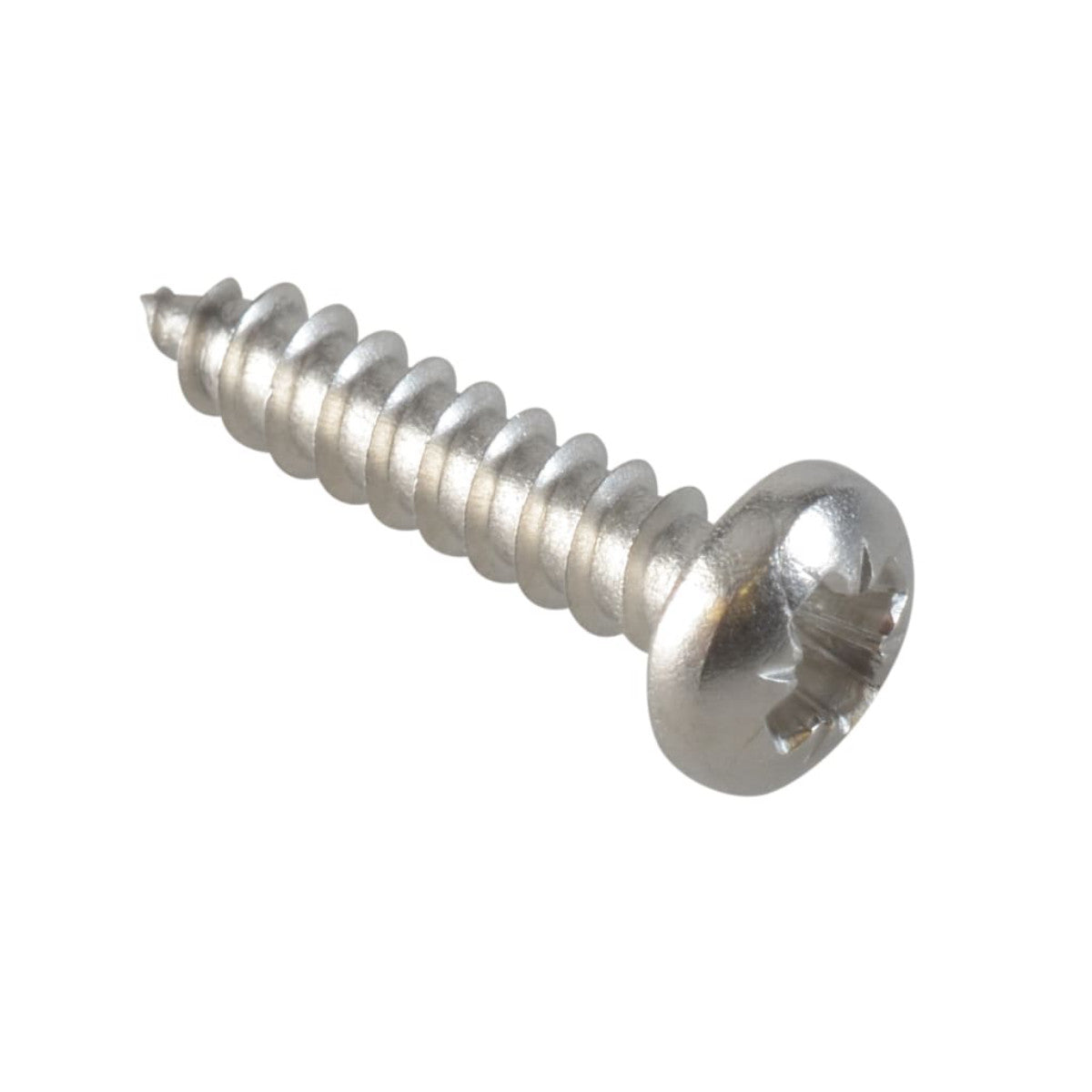 ForgeFix Self-Tapping Screw Pozi Compatible Pan Head SS 5/8in x 6 ForgePack 50 FOR184935