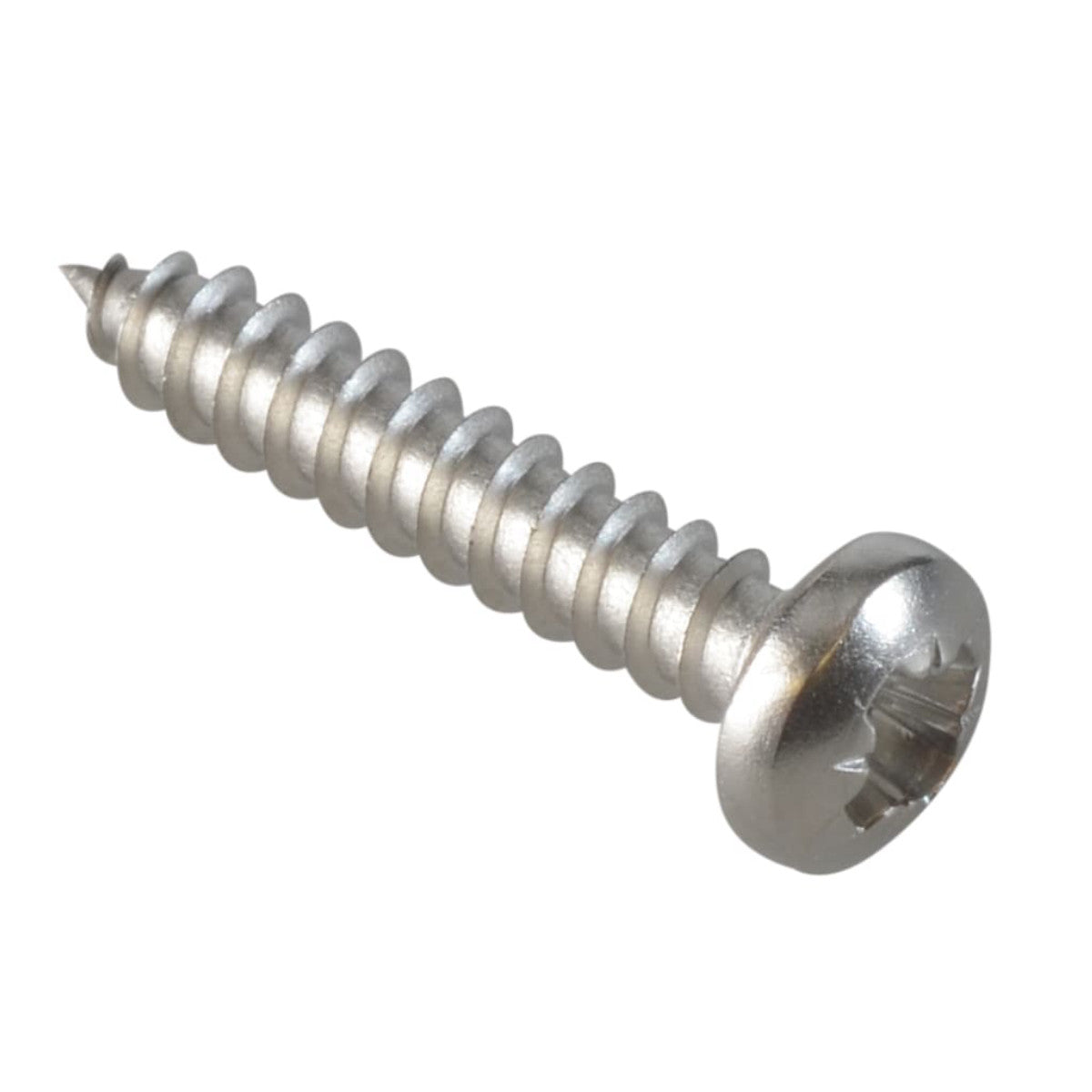 ForgeFix Self-Tapping Screw Pozi Compatible Pan Head SS 3/4in x 6 ForgePack 40 FOR184966