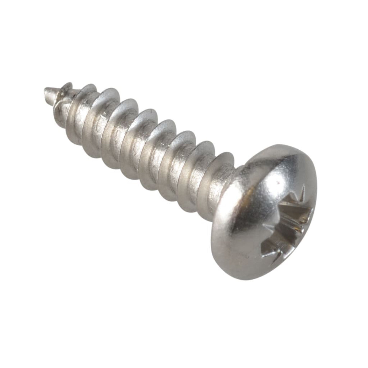 ForgeFix Self-Tapping Screw Pozi Compatible Pan Head SS 5/8in x 8 ForgePack 35 FOR185055