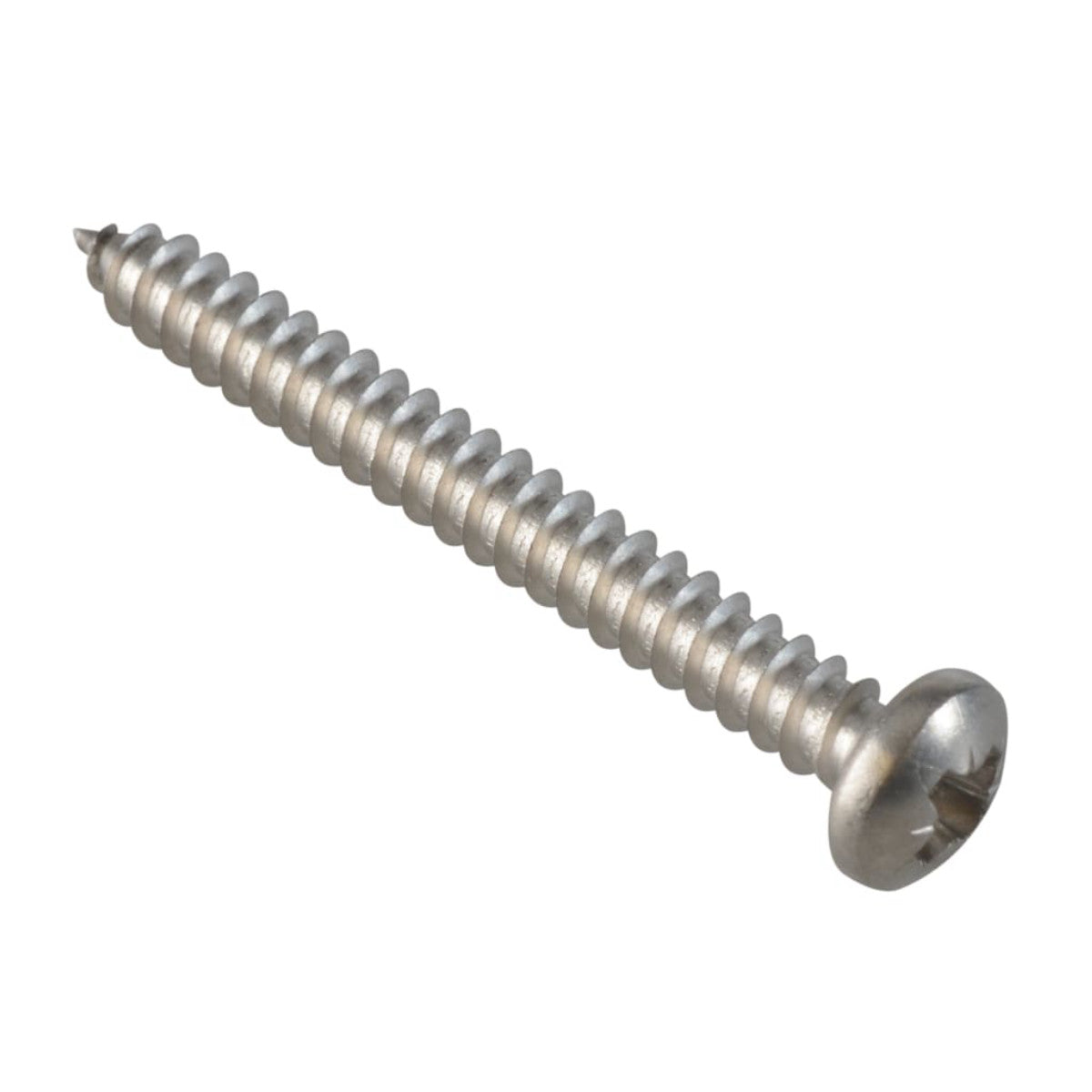 ForgeFix Self-Tapping Screw Pozi Compatible Pan Head SS 1.1/2in x 8 ForgePack 15 FOR185178