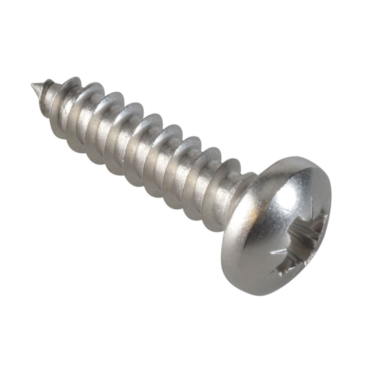 ForgeFix Self-Tapping Screw Pozi Compatible Pan Head SS 3/4in x 10 ForgePack 20 FOR185260