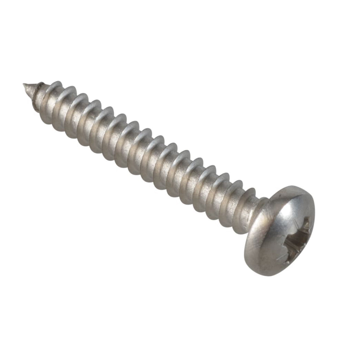 ForgeFix Self-Tapping Screw Pozi Compatible Pan Head SS 1.1/4in x 10 ForgePack 12 FOR185321