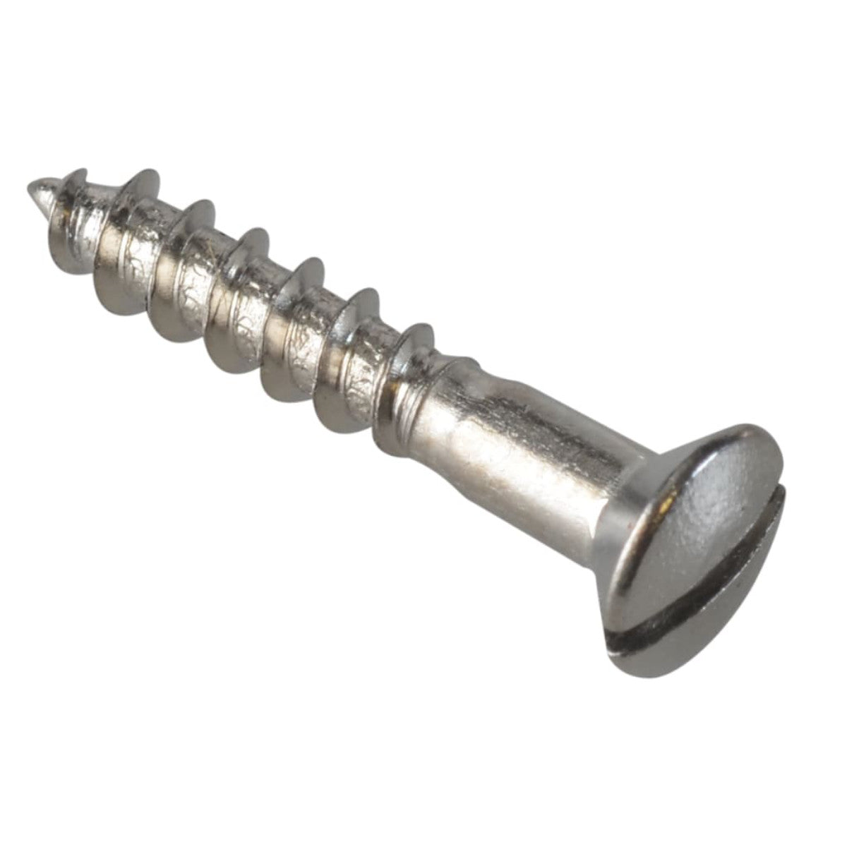 ForgeFix Multi-Purpose Screw SL Raised Head Chrome Plated 3.5 x 20mm ForgePack 45 FOR185475