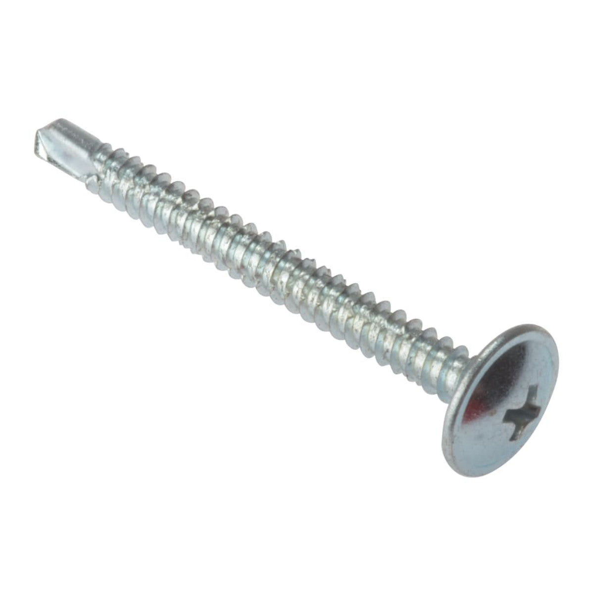 ForgeFix Baypole Self-Drill Screw Phillips Wafer Head ZP 4.8 x 60mm Box 100 FORBP4860Z