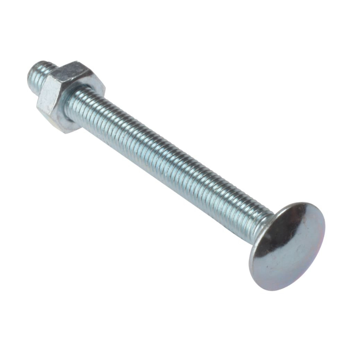 ForgeFix Carriage Bolt & Nut ZP M10 x 65mm Bag 10 FORCB1065M