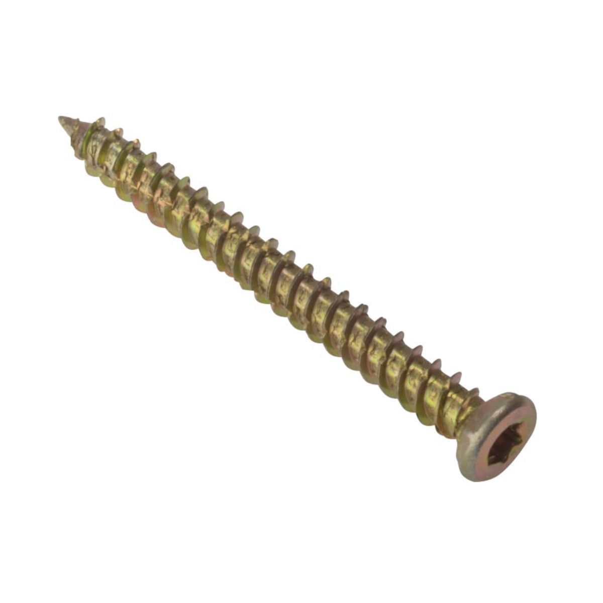 ForgeFix Concrete Frame Screw ZYP 7.5 x 122mm Box 100 FORCFS122YN
