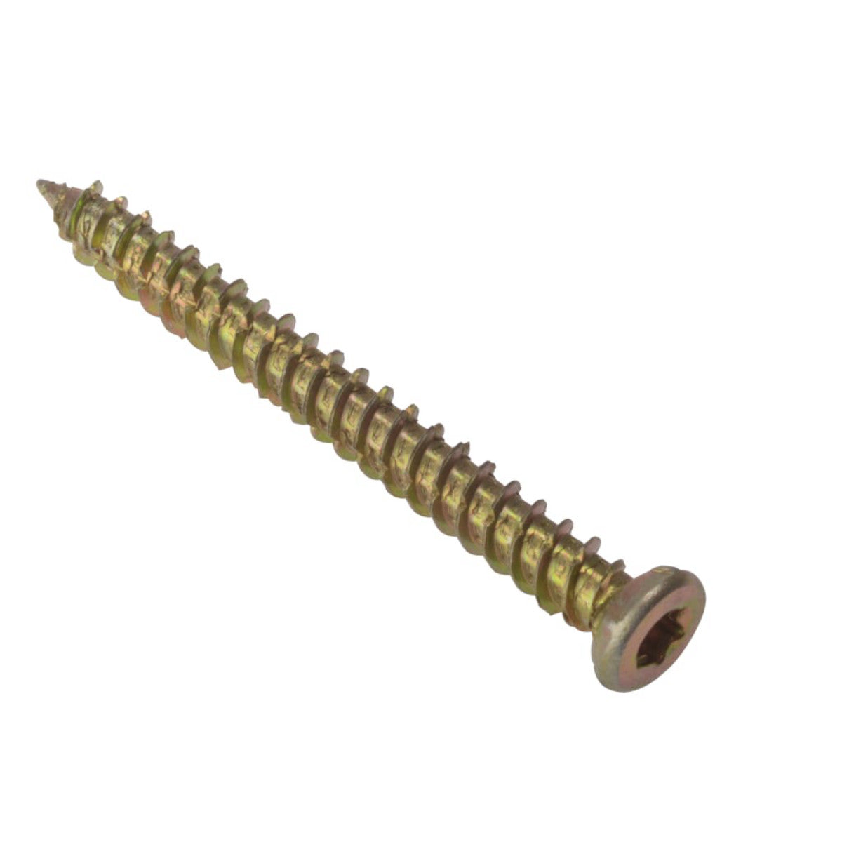 ForgeFix Concrete Frame Screw TORX Compatible High-Low Thread ZYP 7.5 x 202mm Bag 10 FORCFS202G