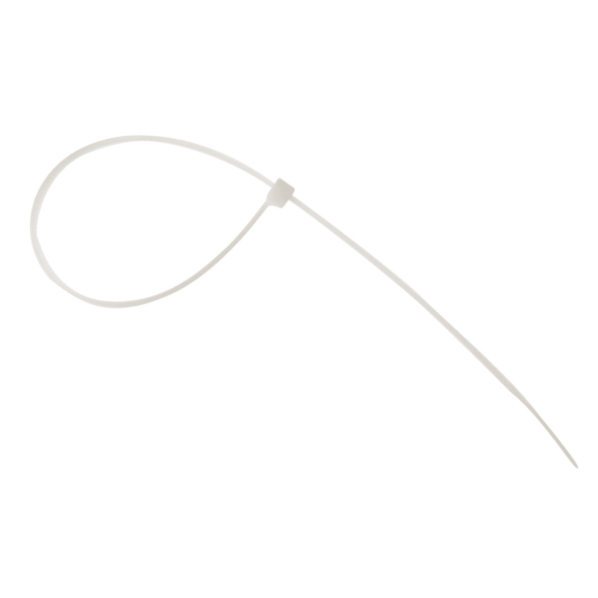 ForgeFix Cable Tie Natural/Clear 4.8 x 368mm (Bag 100) FORCT36848N