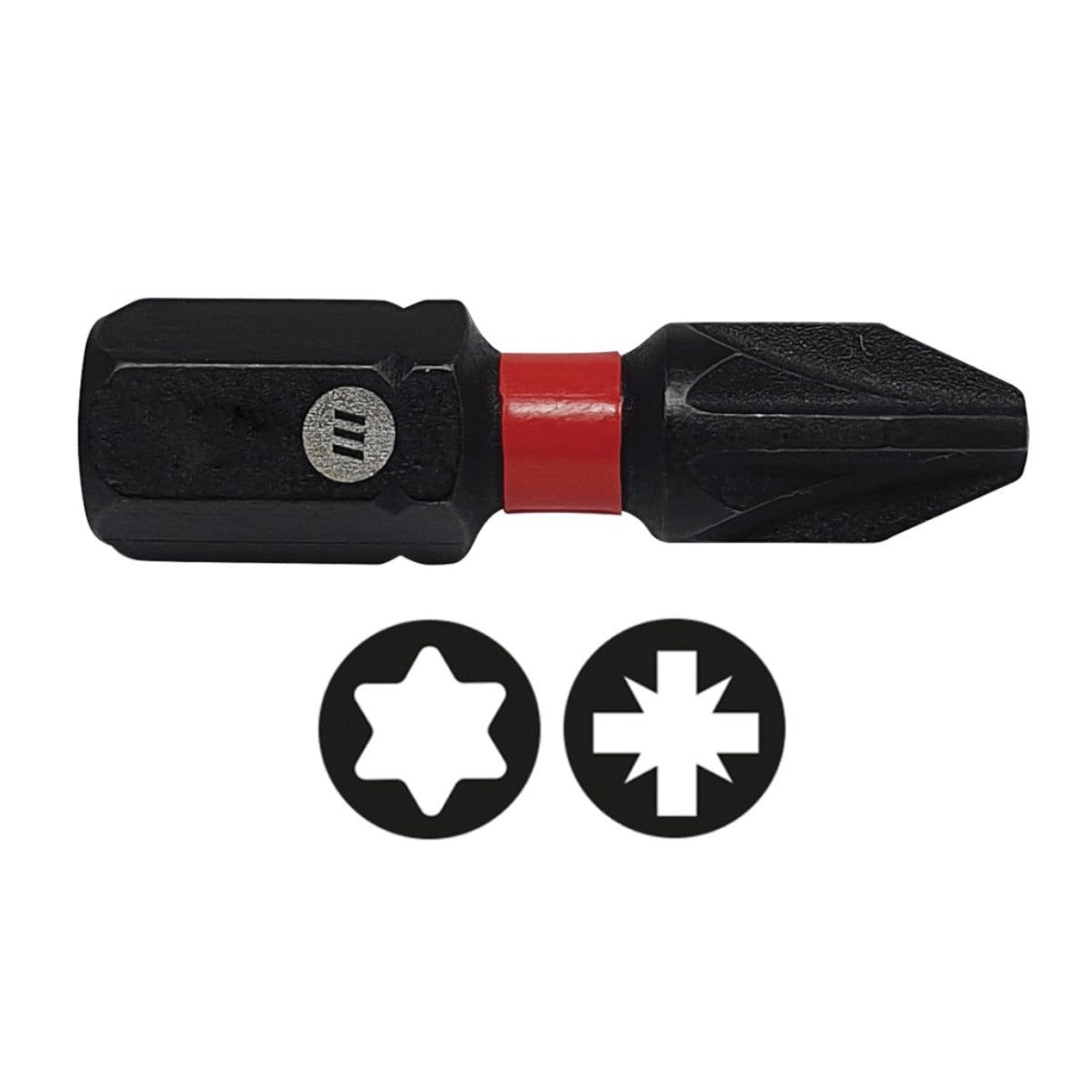 ForgeFix ForgeFast Pozidriv Compatible Impact Bit PZ1 x 25mm (Card 2) FORFFPZ125