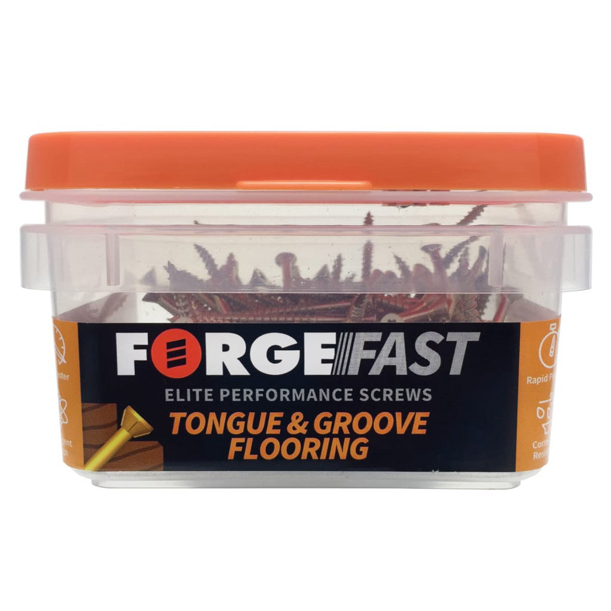 ForgeFix ForgeFast TORX Compatible Flooring Tongue Groove Screw 3.5 x 45mm Box 200 FORFFTF3545Y