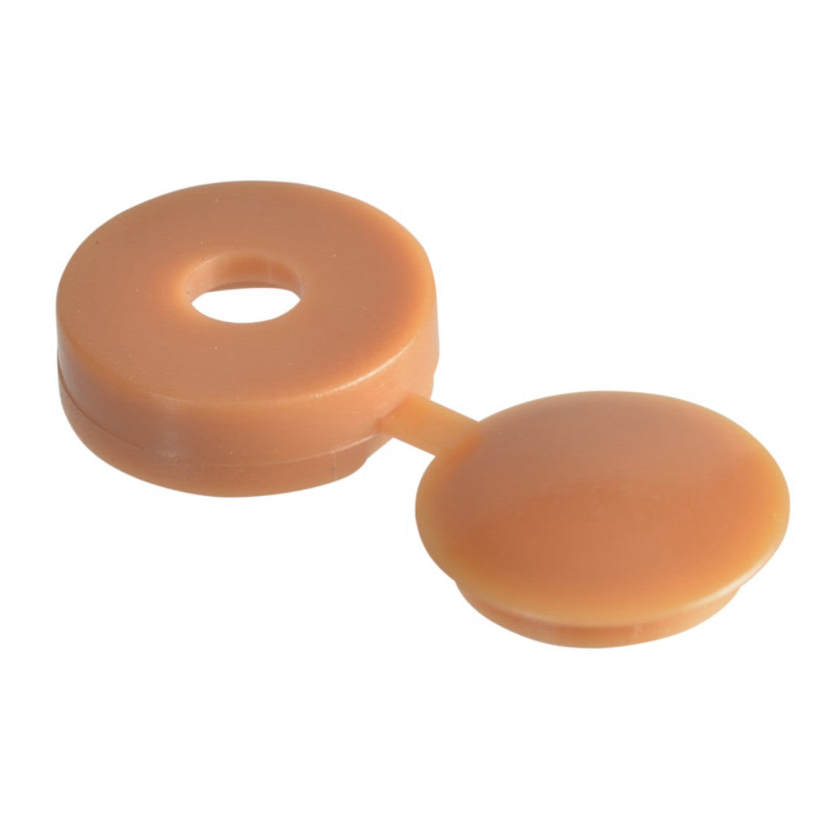 ForgeFix Hinged Cover Cap Light Brown No. 6-8 ForgePack 20 FORFPHCC4