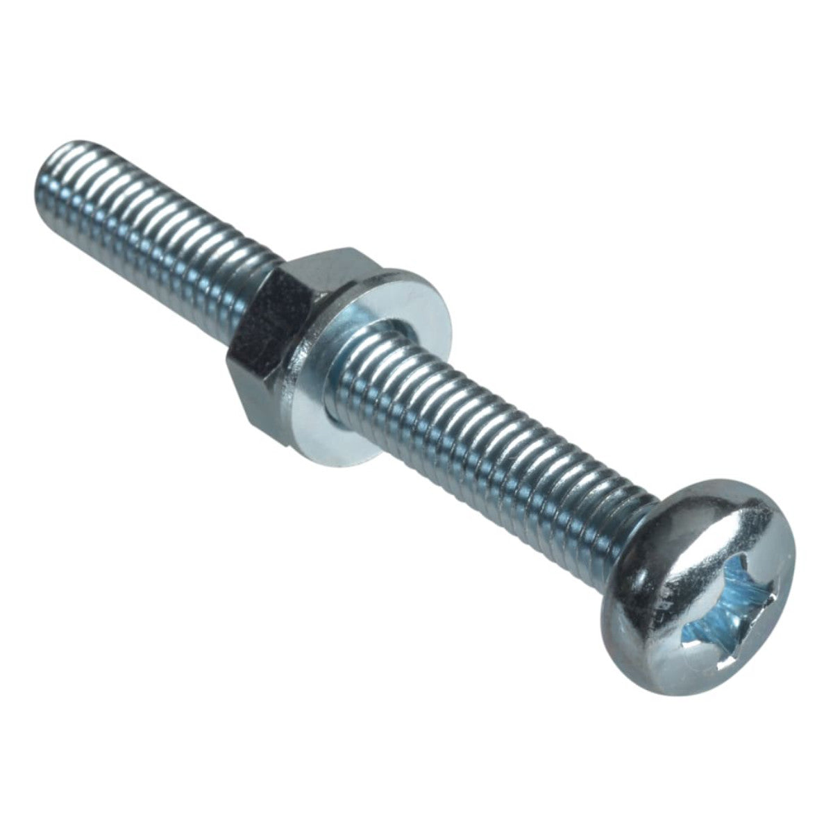 ForgeFix Machine Screw Pozi Compatible Pan Head ZP M6 x 50mm ForgePack 15 FORFPMSPH650