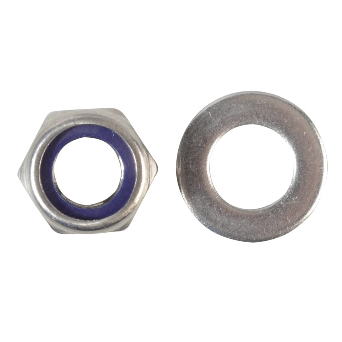 ForgeFix Nyloc Nuts & Washers A2 Stainless Steel M12 ForgePack 6 FORFPNYL12SS